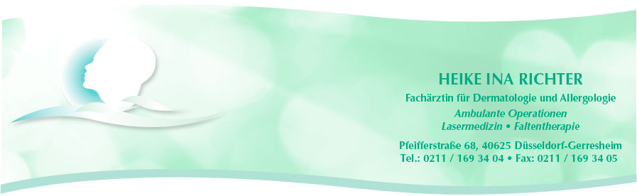 DrHeike Ina Richter, Fachärztin für Dermatologie und Allergologie, Ambulante Operationen, Lasermedizin, Faltentherapie